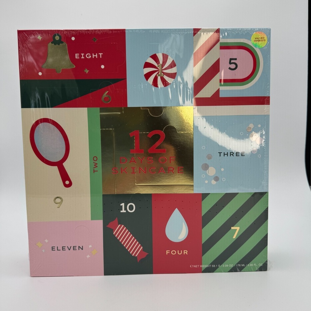 TwelveNYC 12 Days Of Skincare Advent Calendar Set NIB 12 Piece Holiday Beauty